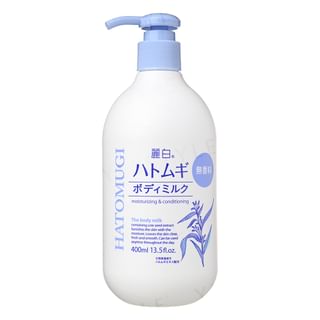 Kumano Cosme - Reihaku Hatomugi The Body Milk Fragrance Free 400Ml