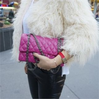 LIPHOP Quilted Chain-Strap Shoulder Bag