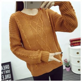 Angel Shine Long-Sleeved Knit Sweater