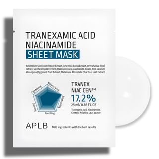 Aplb - Tranexamic Acid Niacinamide Sheet Mask 25Ml