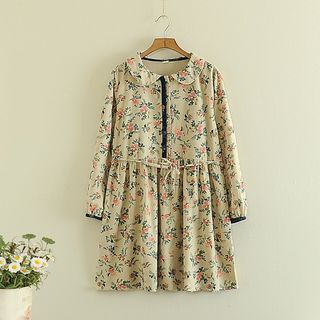 Storyland Floral Collared Dress