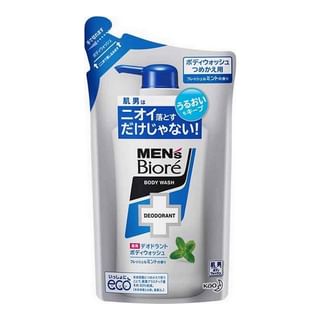 Kao - Men's Biore Deodorant Body Wash Fresh Mint - 380ml Refill