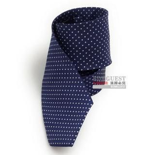 Romguest Dotted Neck Tie Blue - One Size