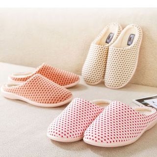 Home Simply Dotted Slippers