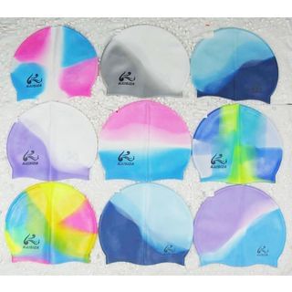 Sexy Lady Printed Silicone Swim Hat