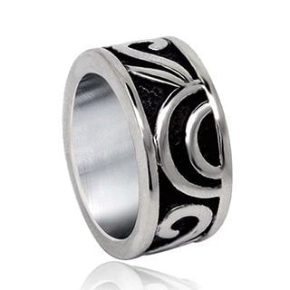 Andante Titanium Steel Ring