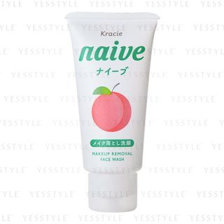 Kracie - Naive Makeup Removal Face Wash 45g Peach Leaf