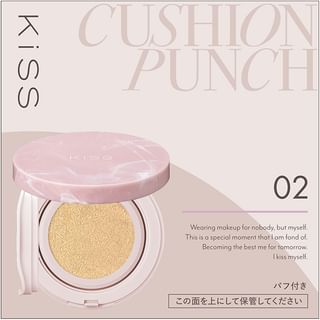 ISEHAN - Kiss Cushion Punch SPF 50+ PA++++ 02 Light Ochre