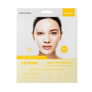 COSNORI - Vitamin C Hydrogel Mask Set 2026 Version - 28g x 4 sheets