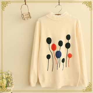 Fairyland Balloon Applique Sweater