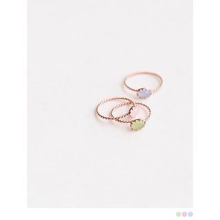 PINKROCKET Colored Rhinestone Ring