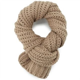 THE COVER Cable-Knit Scarf