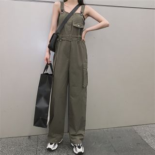 Jumpsuit | Cargo | Green | Army | Size | One