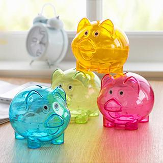 Home Simply Transparent Pig Money-Box