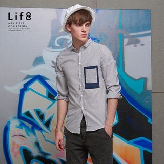 Life 8 Long Sleeve Striped Shirt