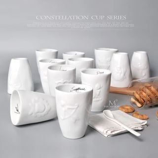 Artistique Embossed Zodiac Ceramic Cup