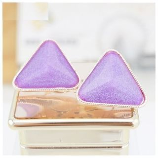 Ciroki Triangle Gemstone Earrings