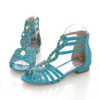 Studded Gladiator Sandals