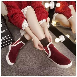 BAYO Stitching Ankle Snow Boots