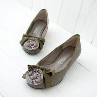 Beaded Accent Bow Flats