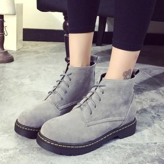 Laceuplux Lace-Up Ankle Boots