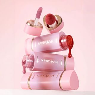 HANDAIYAN - Lip Gloss & Liquid Blush Dual-ended Stick - 6 Colors 03# - 9.5ml