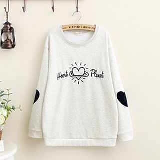 Angel Love Embroidered Pullover