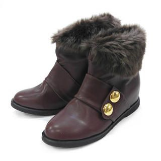 Faux-Fur Accent Short Boots