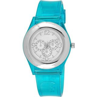 Collezio Jelly Strap Watch Turquoise - One Size