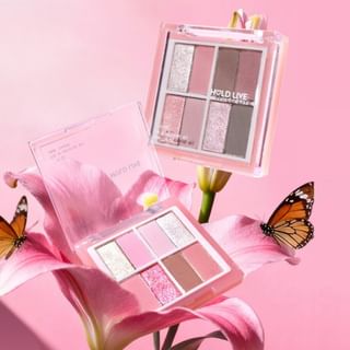 Hold Live - Little Ingenuity Eight-Color Eyeshadow Palette - 4 Types #H04