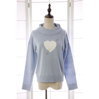 Reine Embellished Heart Knit Top