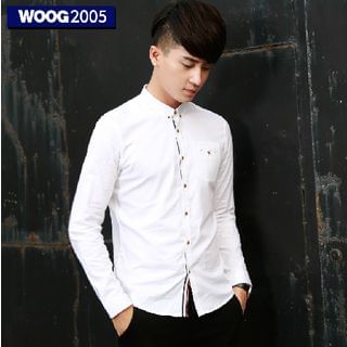 WOOG Plain Long-Sleeve Shirt