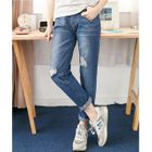 Distressed Jeans Blue - M от YesStyle.com INT Distressed Jeans Blue - M от YesStyle.com INT