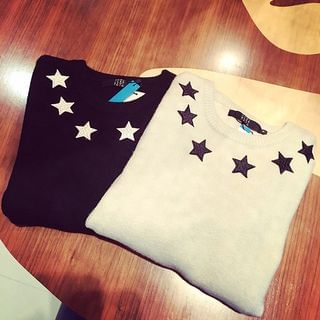 JUN.LEE Star Sweater