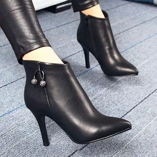 Forkix Boots Pointy Stiletto Ankle Boots