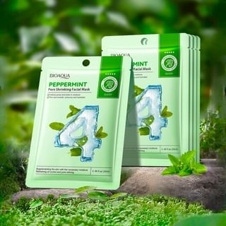 Bioaqua - Peppermint Pore Shrinking Facial Mask #Peppermint