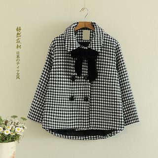 Storyland Houndstooth Buttoned Jacket