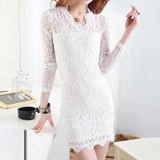 Dream Girl Lace Sheath Dress