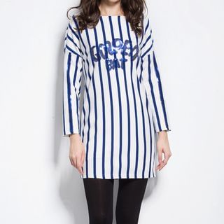 ISOL Long-Sleeve Striped Tunic