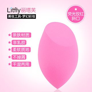 Litfly Foundation Sponge (Tear Drop) (Rose Red) 1 pc