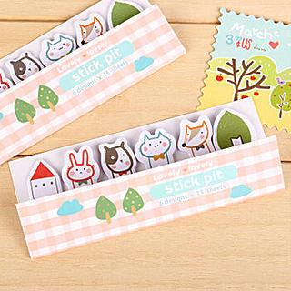 BMDM Set of 6: Assorted Mini Sticky Notes Multicolor - One Size
