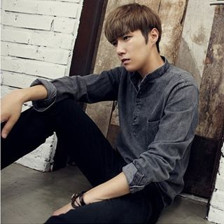 MEING Long-Sleeve Denim Shirt