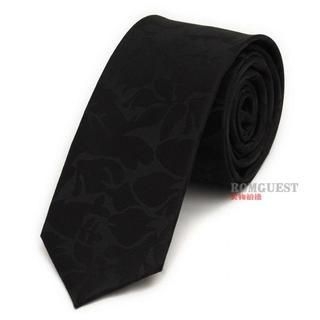 Romguest Patterned Neck Tie Black - One Size