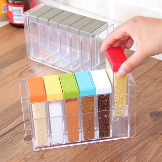 Yulu Transparent Seasoning box (6 items)