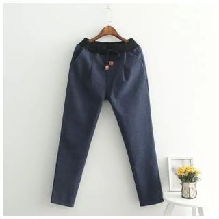 Kirito Fleece-lined Straight Pants