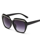 Metal Trim Sunglasses Type 9 - Bright Black Frame White Lens - One Size от YesStyle.com INT Metal Trim Sunglasses Type 9 - Bright Black Frame White Lens - One Size от YesStyle.com INT