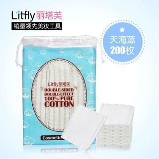 Litfly Cotton Pad (Blue) 200 pcs