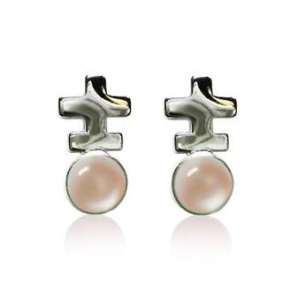 ZN Concept Mother of Pearl - Pink Earrings