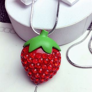 Pop Lop Strawberry Necklace