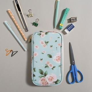 Floral Print Pencil Pouch